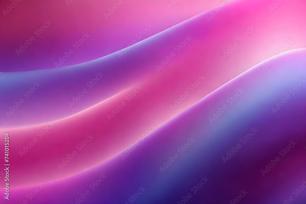 Fototapeta premium blurred wave color gradient purple pink blue grainy color gradient background dark abstract backdrop banner poster card wallpaper website header design 