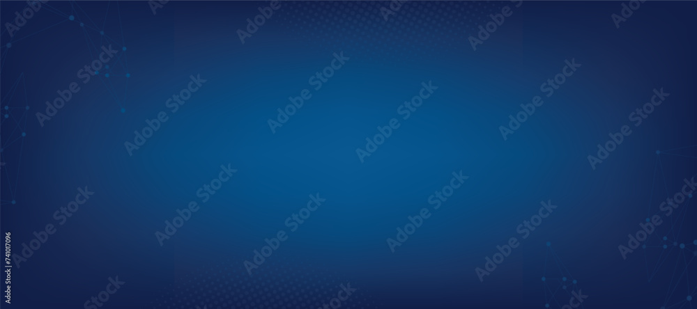 Fototapeta premium Abstract vector blue banner design template