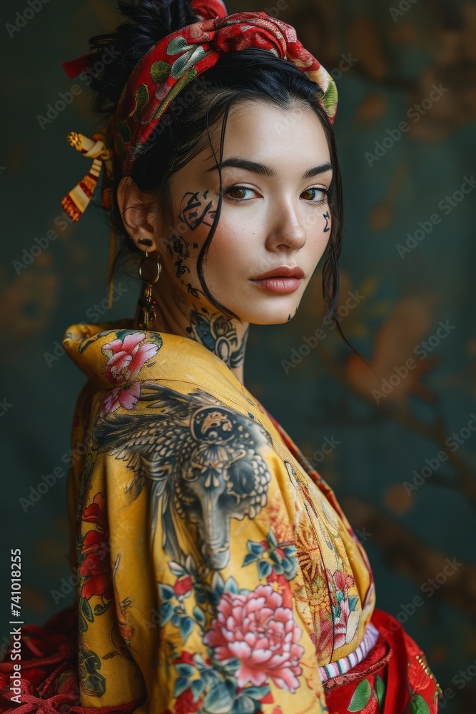 Tattooed Beauty Portrait