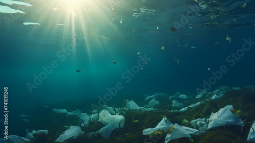 The ocean is full of marine debris © xuan