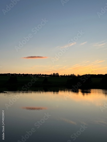 sunset over the river © Mentall Wellness