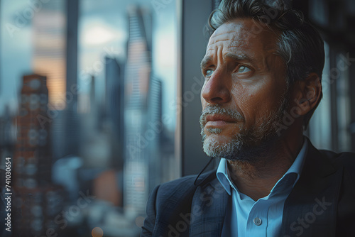 Portrait of senior businessman in the office