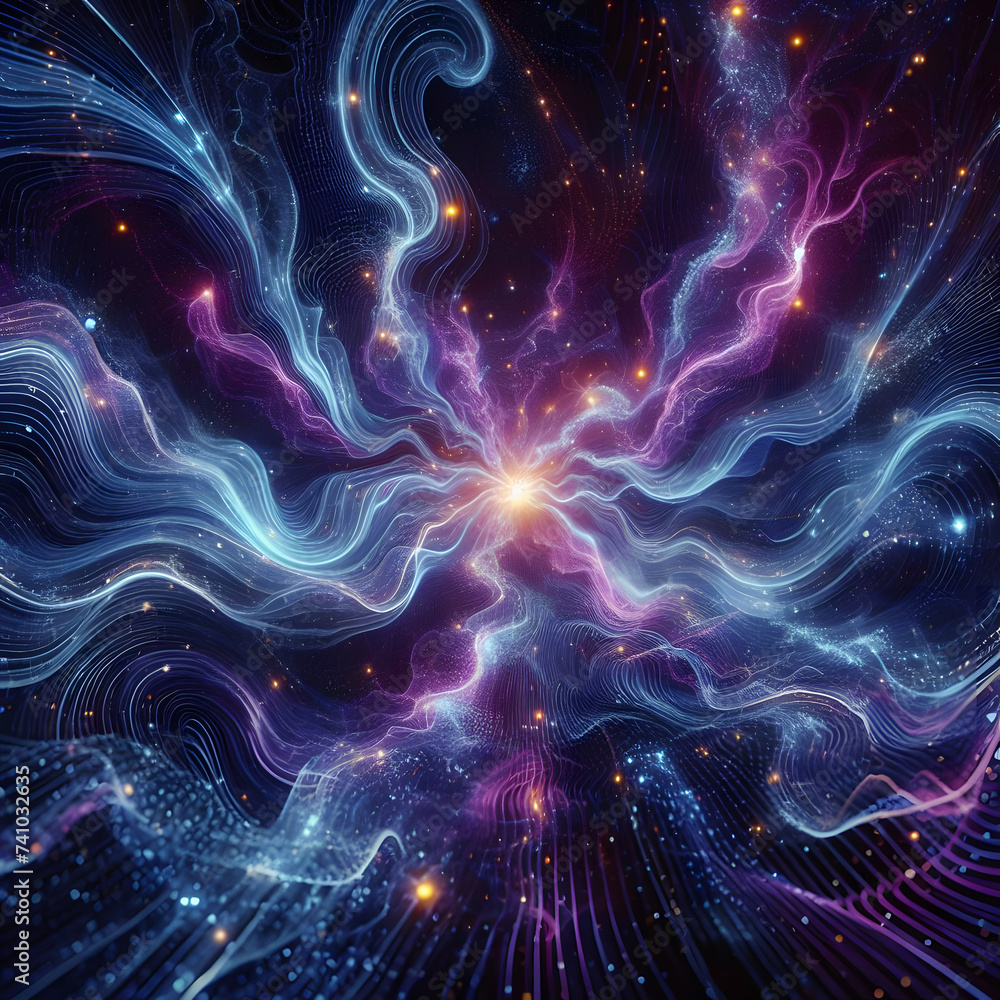 Fototapeta premium visualization of fractal realms