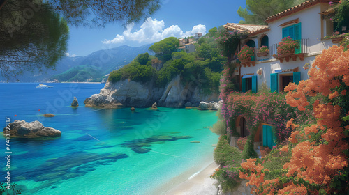 Idyllic Coastal Villa Overlooking Turquoise Bay
