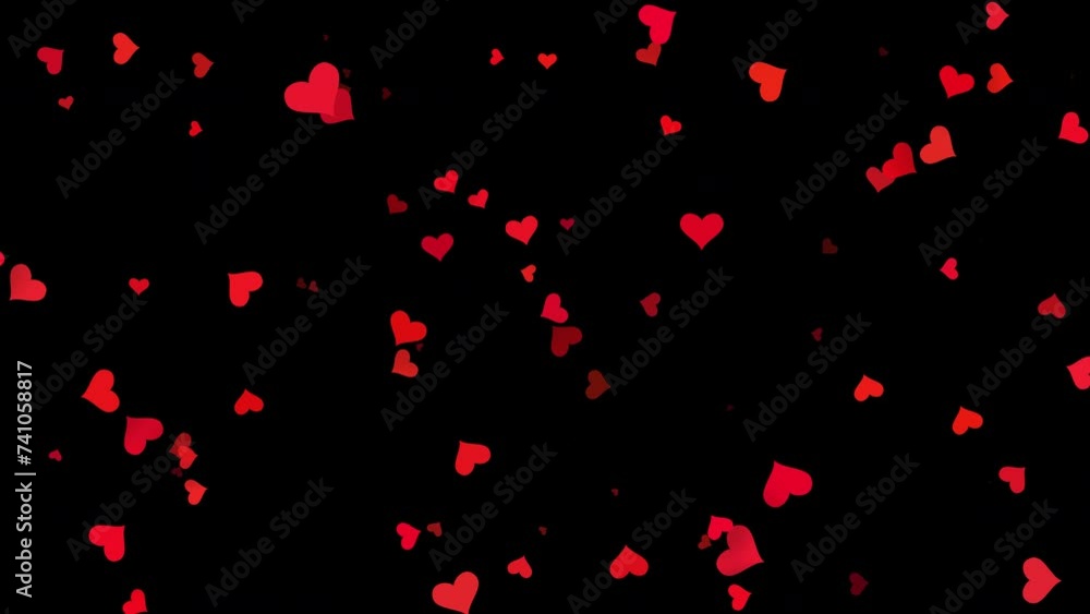 Flying Hearts motion background. Valentine's day backdrop. Seamless loop. Flying Hearts motion background. Valentine's day backdrop. Seamless loop.