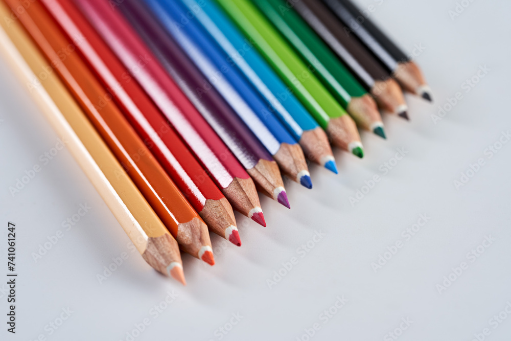 Multicolored pencils set Multicolored pencils set
