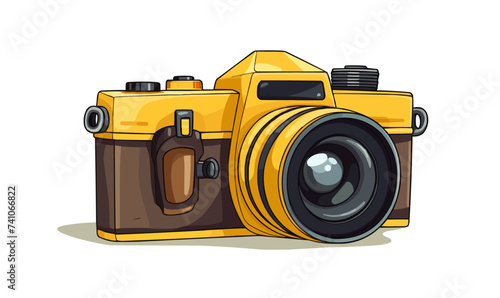 photocamera vector flat minimalistic isolated illustration