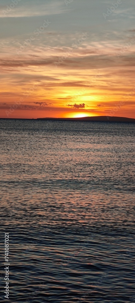 Sonnenuntergang am Mittelmeer auf Palma de Mallorca