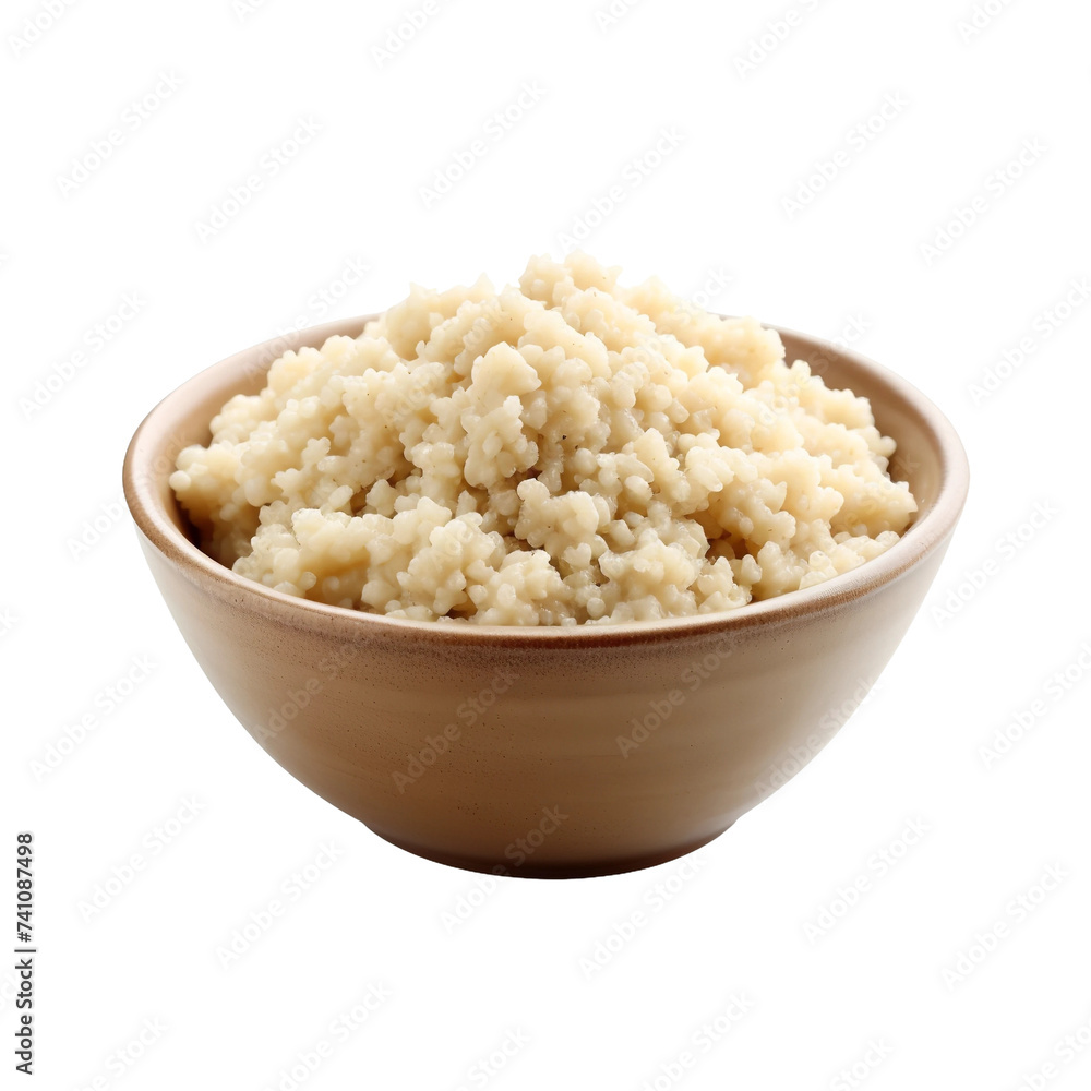 Bogobe Porridge isolated on transparent background Bogobe Porridge isolated on transparent background