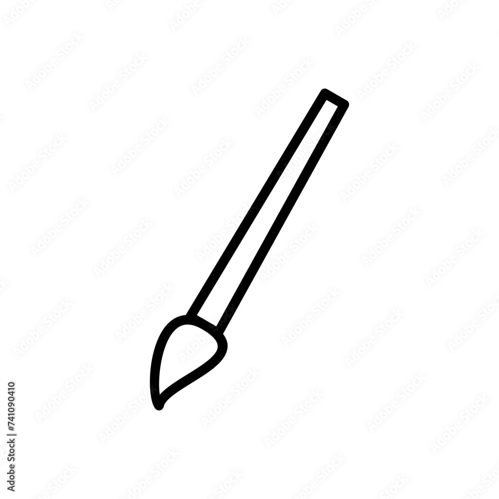 Obraz premium Paint icon vector. paint brush icon vector. paint roller icon vector
