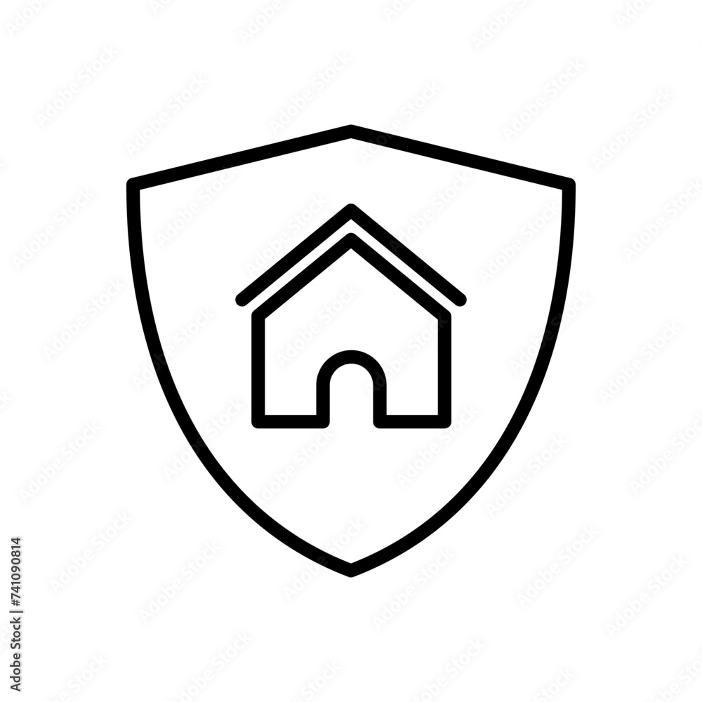 home insurance icon vector. home protection icon home insurance icon vector. home protection icon