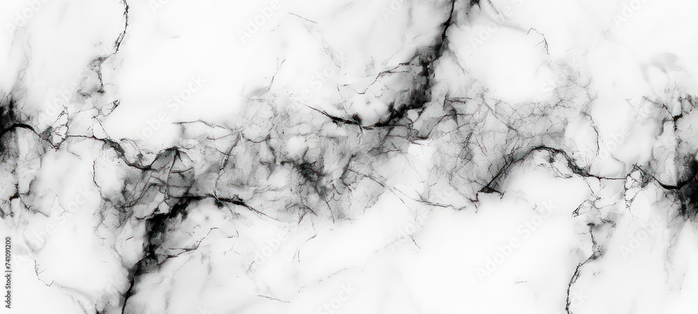 Obraz premium illustration natural black and white marble granite texture background pattern for design art work, interior decoration design, wallpaper architecture, construction, abstract marble texture concept