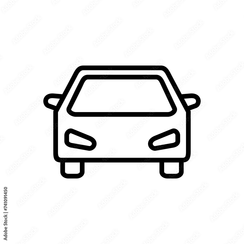 Car icon vector. car vector icon. small sedan Car icon vector. car vector icon. small sedan