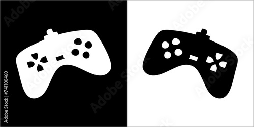 Illustration vector graphics of video game icon