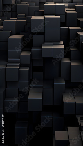 Wallpaper Mural Black Pattern Torontodigital.ca