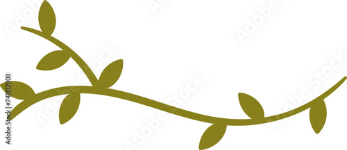Twig With Leaves