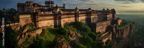 Gwalior Fort: A Majestic Blend of Architectural Styles and Historical Significance in India photo
