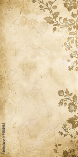 Ivory vintage background, antique wallpaper design