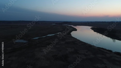 Wallpaper Mural Wieprz z lotu ptaka - okolice Jeziorzan z drona Torontodigital.ca