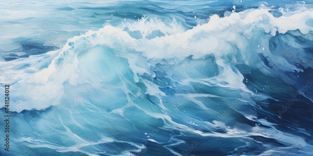 Abstract background with ocean waves. Abstract background with ocean waves.