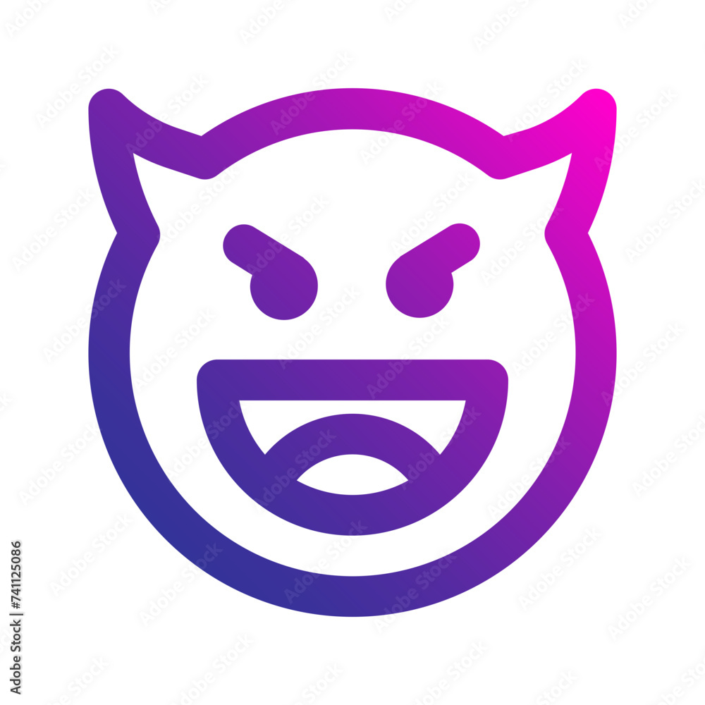 devil gradient icon devil gradient icon