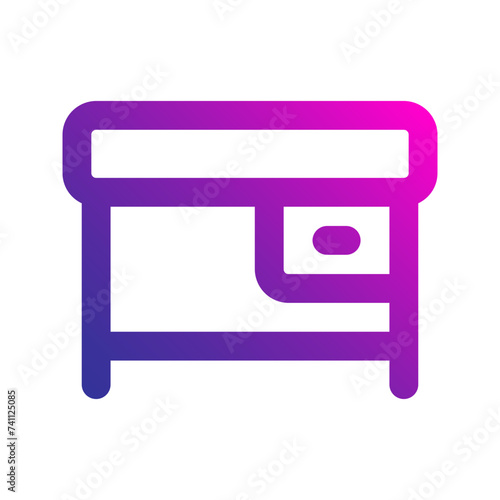 desk gradient icon