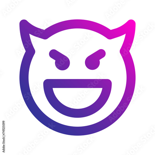 devil gradient icon