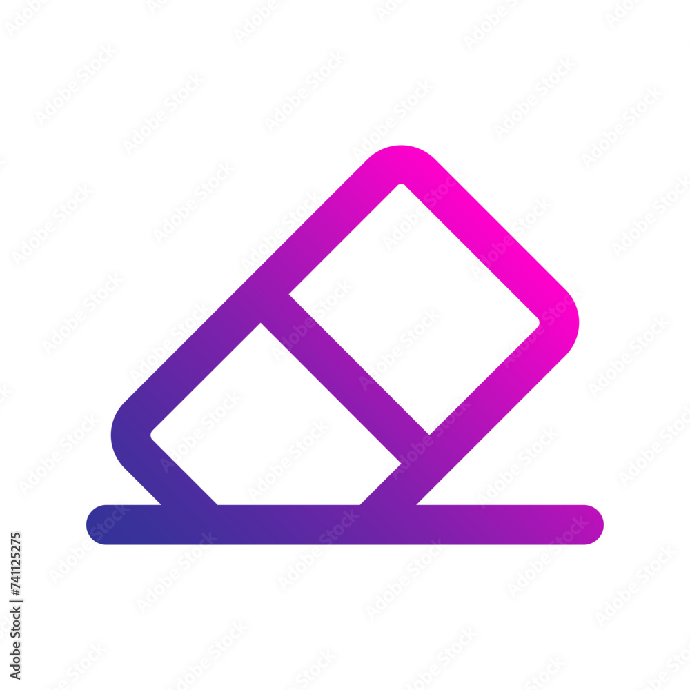 eraser gradient icon eraser gradient icon