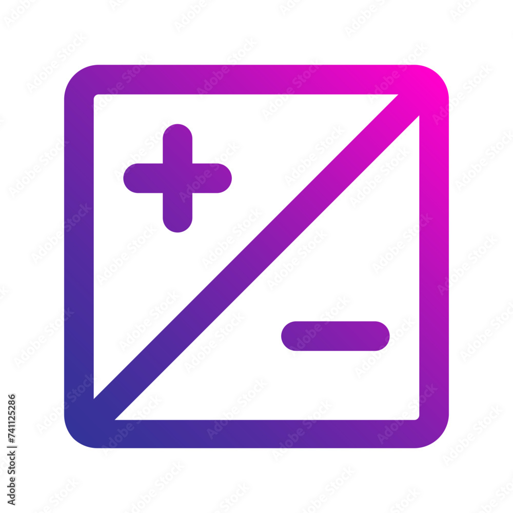 Obraz premium exposure gradient icon