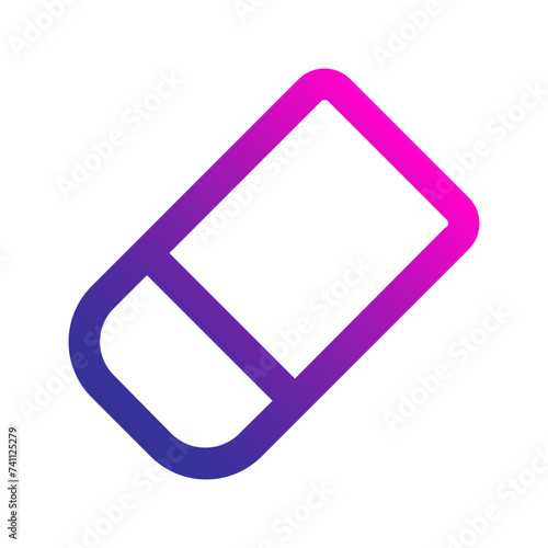 eraser gradient icon