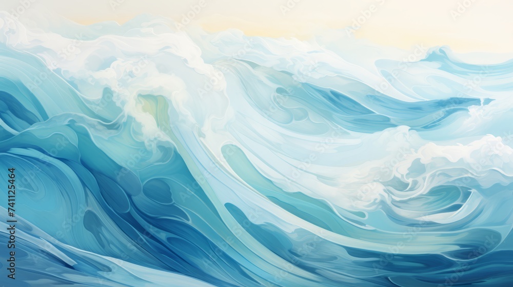 Abstract background with ocean waves. Abstract background with ocean waves.