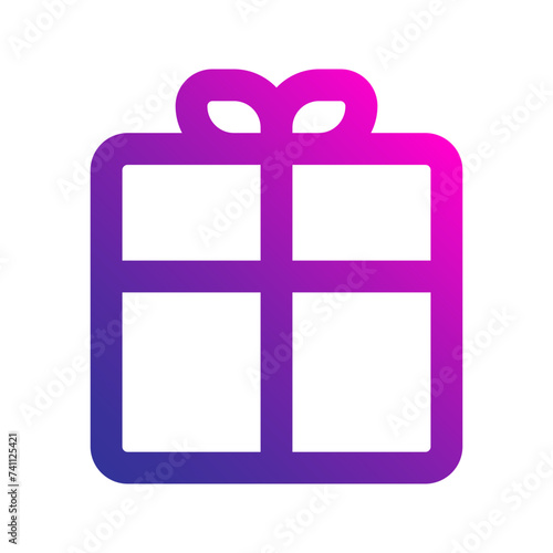 giftbox gradient icon