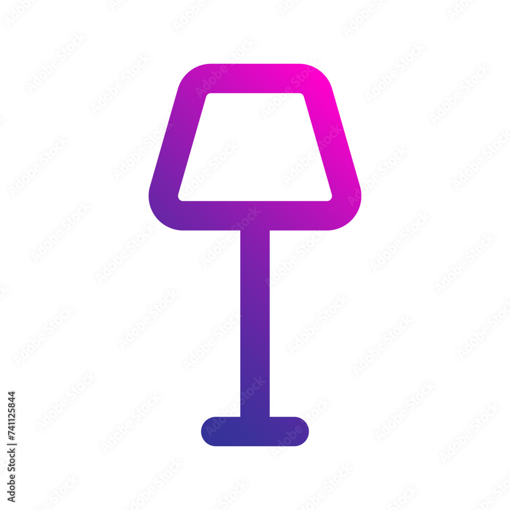 lamp gradient icon lamp gradient icon
