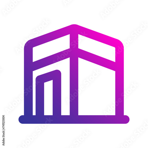 kaaba gradient icon