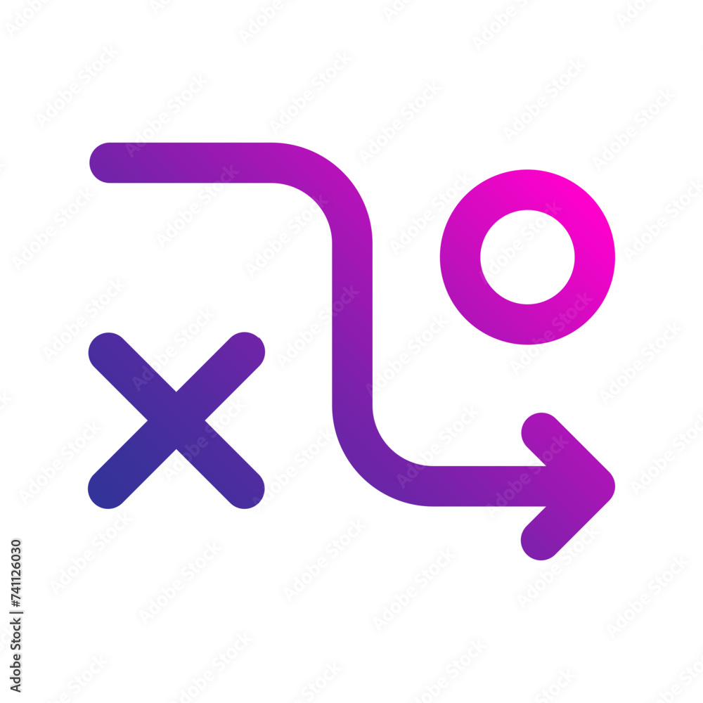 marketing strategy gradient icon marketing strategy gradient icon