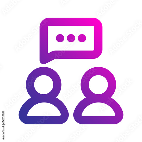 mentor gradient icon