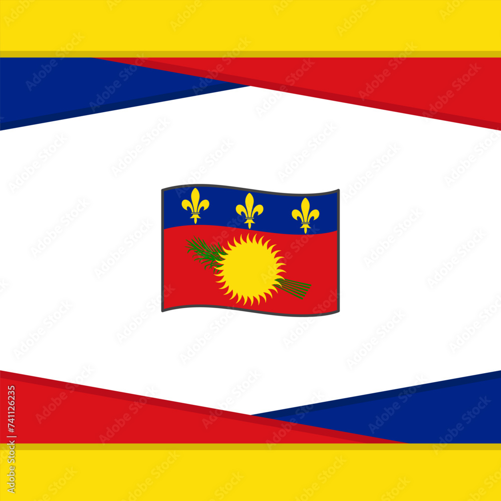Guadeloupe Flag Abstract Background Design Template. Guadeloupe Independence Day Banner Social Media Post. Guadeloupe Vector Guadeloupe Flag Abstract Background Design Template. Guadeloupe Independence Day Banner Social Media Post. Guadeloupe Vector