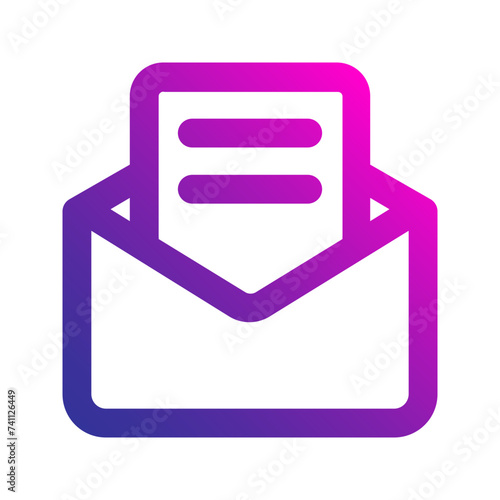 newsletter gradient icon © dwi