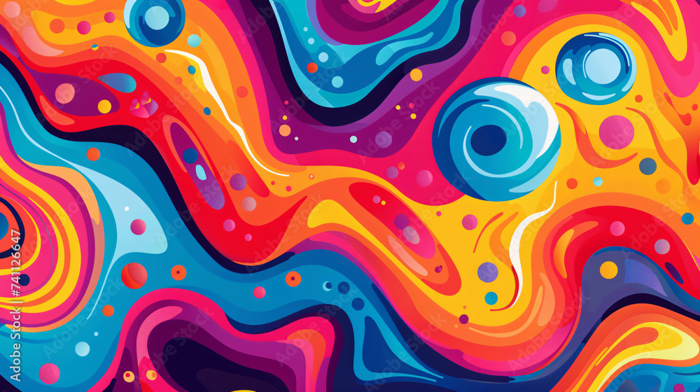Background of Optical Illusion with a psychedelic vibe.
Background of Optical Illusion with a psychedelic vibe.