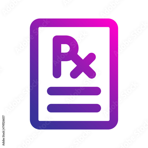 prescription gradient icon