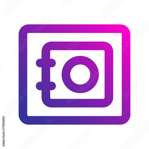 safe box gradient icon