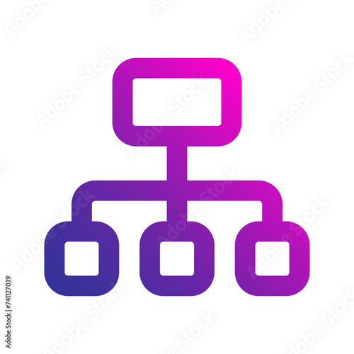 sitemap gradient icon