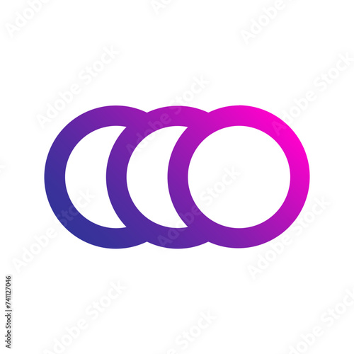slow motion gradient icon