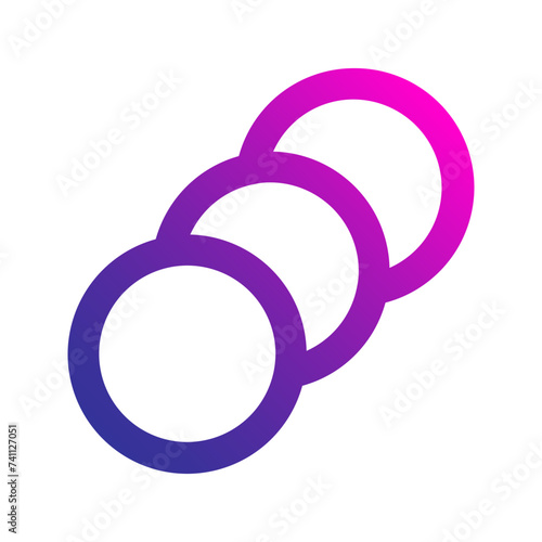 slow motion gradient icon