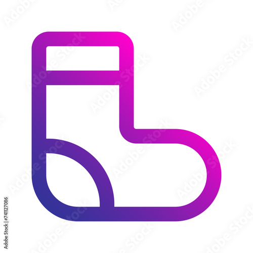 sock gradient icon