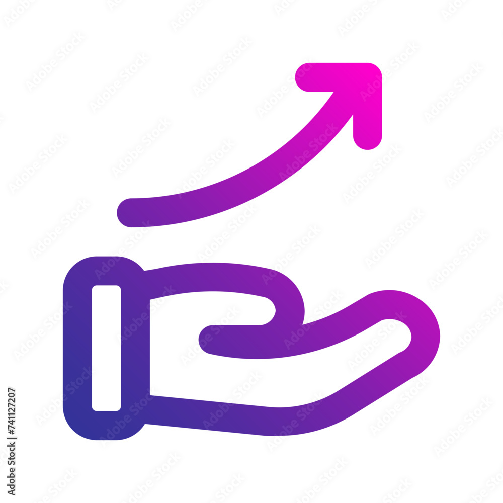 sustainability gradient icon sustainability gradient icon