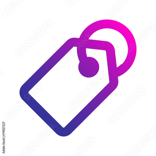 tag gradient icon