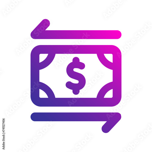 transfer gradient icon