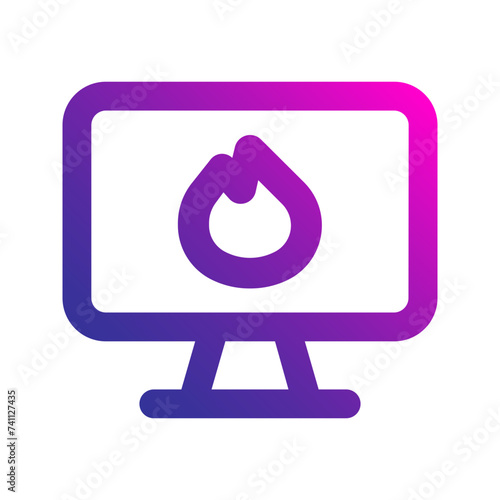 trending topic gradient icon