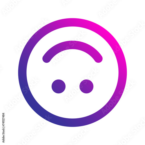 upside down gradient icon